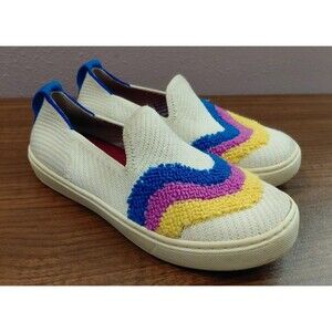 ROTHY'S Kid's Terry Swirl Round Toe Recycled Shoe Size K1